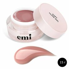 Emi, Soft Nude Gel - Камуфлирующий однофазный гель для моделирования (15 г)