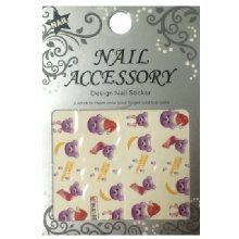 Nail Accessory, Водный стикер J&Z (New Year) - BLE132
