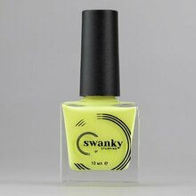 Swanky Stamping, Лак для стемпинга - Лимонно-желтый №077 (10 мл)
