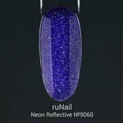 ruNail, Гель-лак неоновый светоотражающий №9060 (10 мл)