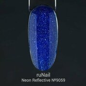 ruNail, Гель-лак неоновый светоотражающий №9059 (10 мл)