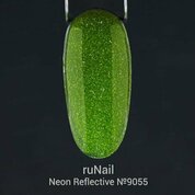ruNail, Гель-лак неоновый светоотражающий №9055 (10 мл)