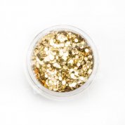 NailTes, DISCO пайетки - золото №3 (1 мм., 0,5 гр.)