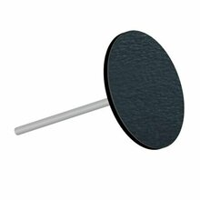 Vabrazive, Easy pro Nail Carbon - Основа Диск L (ножка 4 см, диаметр 2,5 см)