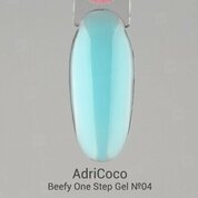 AdriCoco, Beefy One Step Gel - Гель для наращивания жесткий цветной №04 (15 мл)