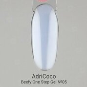 AdriCoco, Beefy One Step Gel - Гель для наращивания жесткий цветной №05 (15 мл)
