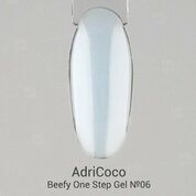 AdriCoco, Beefy One Step Gel - Гель для наращивания жесткий цветной №06 (15 мл)
