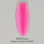 AdriCoco, Beefy One Step Gel - Гель для наращивания жесткий цветной №07 (15 мл)