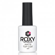 ROXY Nail Collection, Matte Top Coat - Матовый Топ для гель-лака Сатин (10 ml.)
