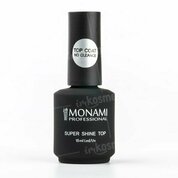 Monami, Super Shine top no cleance - Топ для гель-лака Супер блеск (без липкого слоя, 15 мл.)
