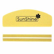 SunShine, Пилка для шлифовки луна МИНИ желтая 100/180 S39YW-M (новая, 20 шт.)