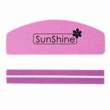 SunShine, Пилка для шлифовки луна МИНИ розовая 100/180 S39PK-M (20 шт.)