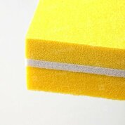 Lisa Profi, Мини-бафы одноразовые желтые (2,5х3,5 см, 50 шт.)