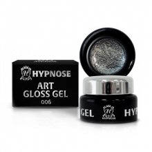 Hypnose, Art Gloss Gel - Гель-паста 006 Black pearl (черный жемчуг, 5 мл.)