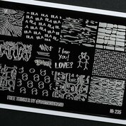 Go Stamp, Пластина для стемпинга 235 Free Thinker by @daimondhand