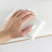 MIW Nails, Подставка для маникюра Лофт (Белая с подушкой)