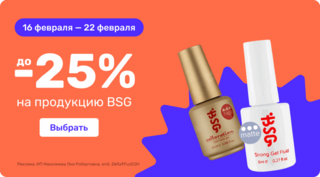 до 25% на bsg