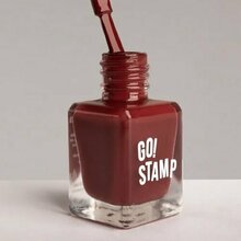 Go! Stamp, Лак для стемпинга №103 Bordeaux (6 мл)