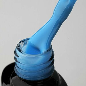IVA Nails, Top Aqua Blue - Цветной топ без липкого слоя (8 мл)