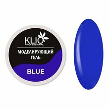 Klio Professional, Цветной моделирующий гель - Blue (15 г)