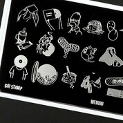 Go Stamp, Пластина для стемпинга 245 Weirdo