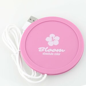 Bloom, Подогреватель для баночек c проводом USB (Розовый)