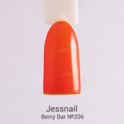 Jessnail, Гель-лак Berry Bar №206 (7 мл.)
