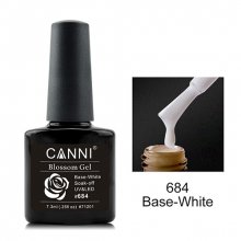 Canni, Blossom Gel Base White - Белая основа для растекания №684 (7.3 мл)