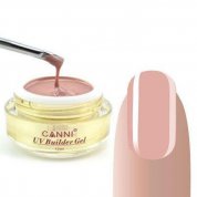 Canni, UV Builder Gel - Гель конструирующий Cover Pink №304 (15 мл.)