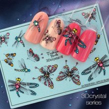 Fashion Nails, Слайдер дизайн - 3D crystal №8