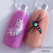 Fashion Nails, Слайдер дизайн - 3D crystal №8