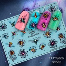 Fashion Nails, Слайдер дизайн - 3D crystal №10