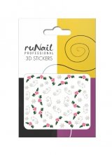 ruNail, 3D Наклейки для дизайна ногтей № 1684