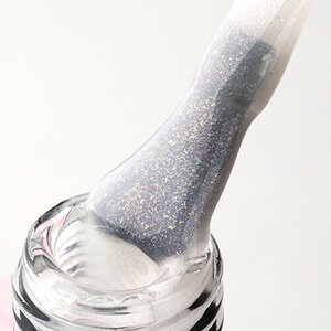 IVA Nails, Shine Rubber Base Камуфлирующая база White clear №1 (15 мл)