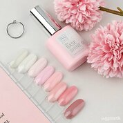 IVA Nails, Shine Rubber Base Камуфлирующая база Berry pink №7 (15 мл)