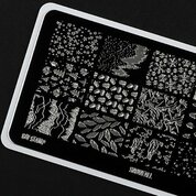 Go! Stamp, Пластина для стемпинга 259 Snowfall