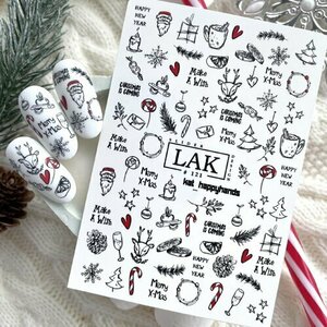 LAK Nails, Слайдер-дизайн №121
