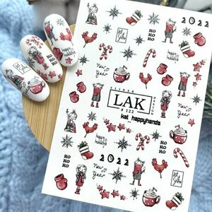 LAK Nails, Слайдер-дизайн №122
