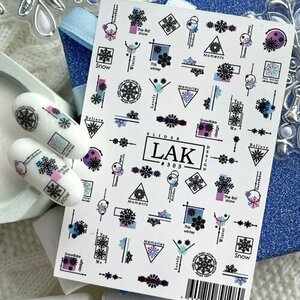 LAK Nails, Слайдер-дизайн №303