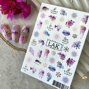 LAK Nails, Слайдер-дизайн №F088