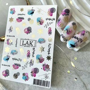LAK Nails, Слайдер-дизайн №F093