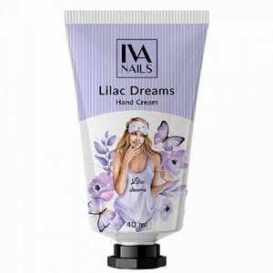 IVA Nails, Крем для рук увлажняющий Lilac Dreams (40 мл.)