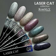 BlooMaX, Laser Cat - Гель лак светоотражающий кошачий глаз №01 (8 мл)