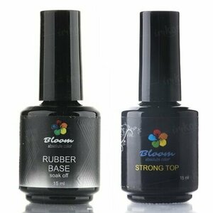 Bloom, Набор Base Rubber (15 мл) + Top Strong (15 мл)