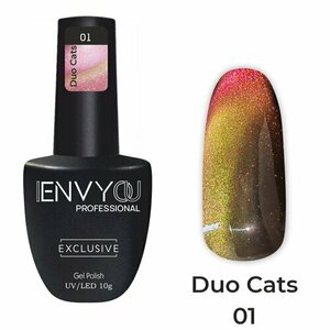 I Envy You, Гель-лак Кошачий глаз - Duo Cats №01 (10 g)
