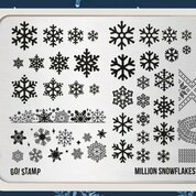Go Stamp, Пластина для стемпинга 268 Million Snowflakes