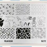 Go Stamp, Пластина для стемпинга 272 Polar Bear