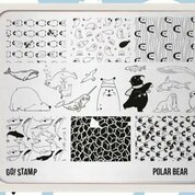 Go Stamp, Пластина для стемпинга 272 Polar Bear