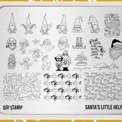 Go Stamp, Пластина для стемпинга 273 Santa's Little Helper