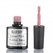 Bluesky, Rubber Base Cover Pink - Камуфлирующая каучуковая база №004 (10 мл.)